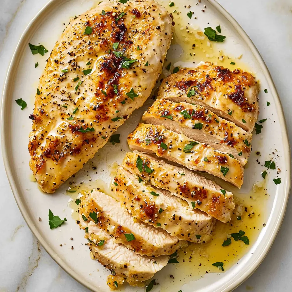 Easy Melt In Your Mouth Chicken recipe with creamy Parmesan and juicy tenderness.