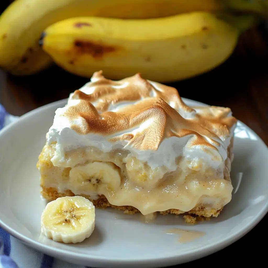 Delicious Southern Banana Pudding layered with vanilla wafers and bananas.